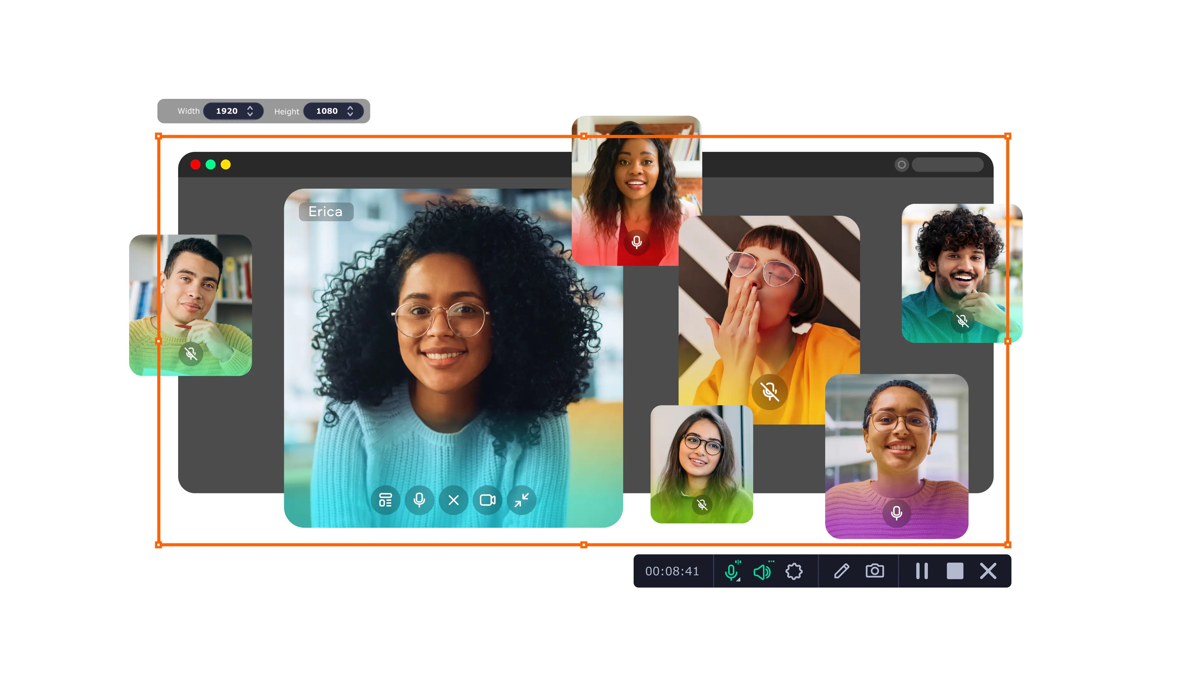 **"Screen recording with Movavi Video Suite on Mac"**